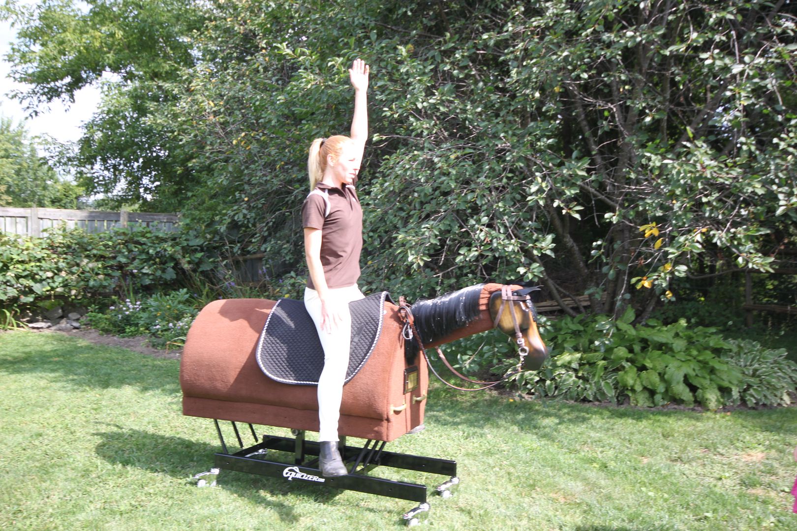 Frank Lovato Jr Equicizer Equestrian Exercises